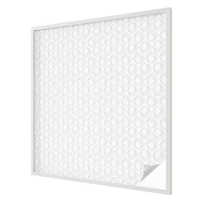 Folia Mleczna na Okno Wallfluent 100x100 cm Skutecznie Chroni Prywatność Abstrakcyjny geometryczny wzór z kółkami 1 rol.