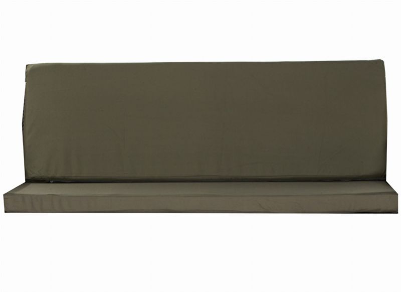 Poduszka ogrodowa na huśtawkę 3-osobową, Setgarden, 120x60x50cm, zielona poduszka ogrdowa na ławkę zdejmowany pokrowiec, 1szt