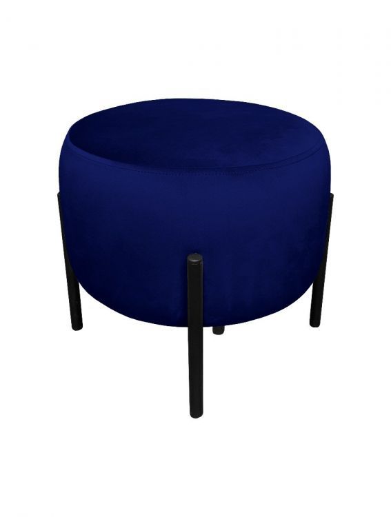 Pufa WILFRED MG VELVET granatowa ATOS 1 szt.