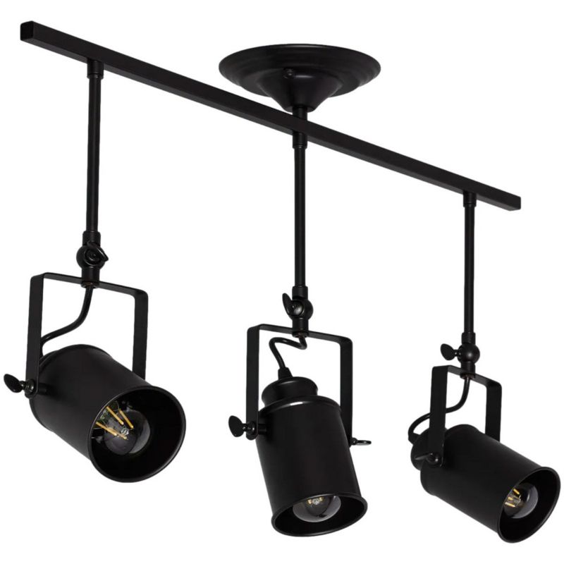 Lampa sufitowa wisząca Abruzzo Retro 4654 czarna retro 3xE27 x 20W 1 szt.