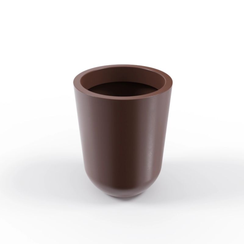 Doniczka PD CONCEPT Z Polietylenu Do Domu Na Taras WESTA PL-WE70 czekolada 1 szt