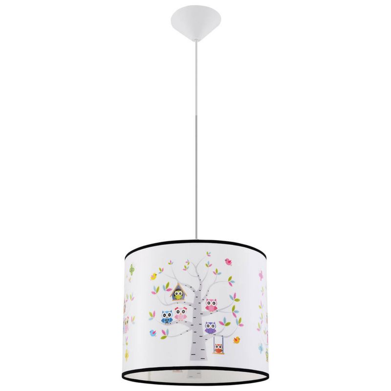 Lampa wisząca Sollux Lighting Owls 6524 wielokolorowy dziecięca 1xE27 x 1 szt.
