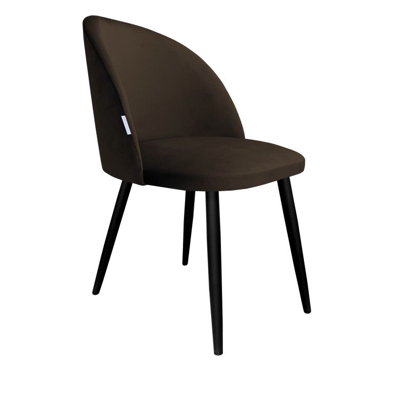 Krzesło CLAUDINE 1 VELVET brązowe ATOS 1 szt.