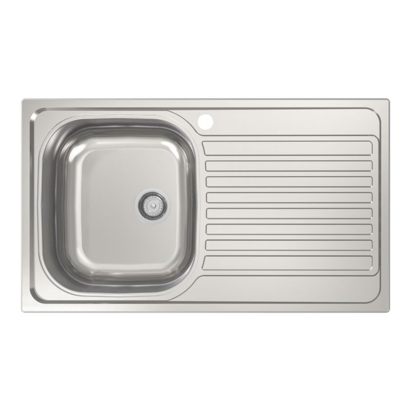 Zlewozmywak stalowy Jabiri lniany