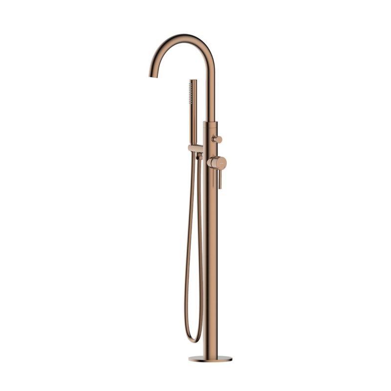 Bateria wannowa Oltens Molle miedź szczotkowana jednouchwytowa do wanien wolnostojących 1 szt.