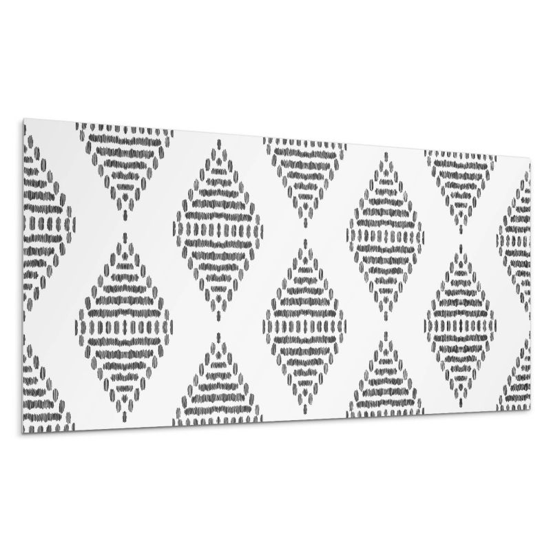 Panel samoprzylepny Wallfluent 100x50 cm Geometryczny wzór diamentów w siatce 1 szt.