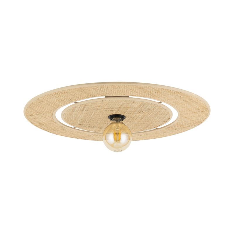 Plafon TK-Lighting Calma sabia abażur rafia 600 1x e27 skandynawski boho styl -1szt.