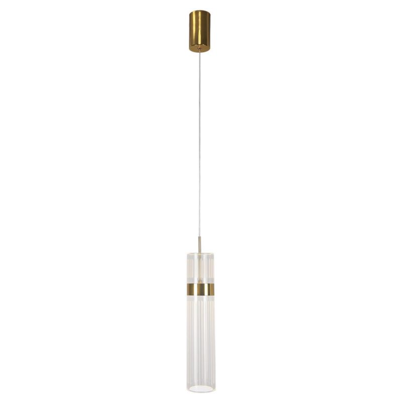 Lampa wisząca Light Prestige AMBIENTE złota 1 x LED 6W 623lm - 638lm - 619lm wym:120x6x6cm IP20 -1 szt.