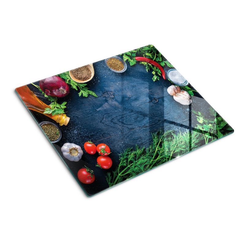 Deska szklana Tulup 60x52 cm Warzywa Drewno 1 szt.