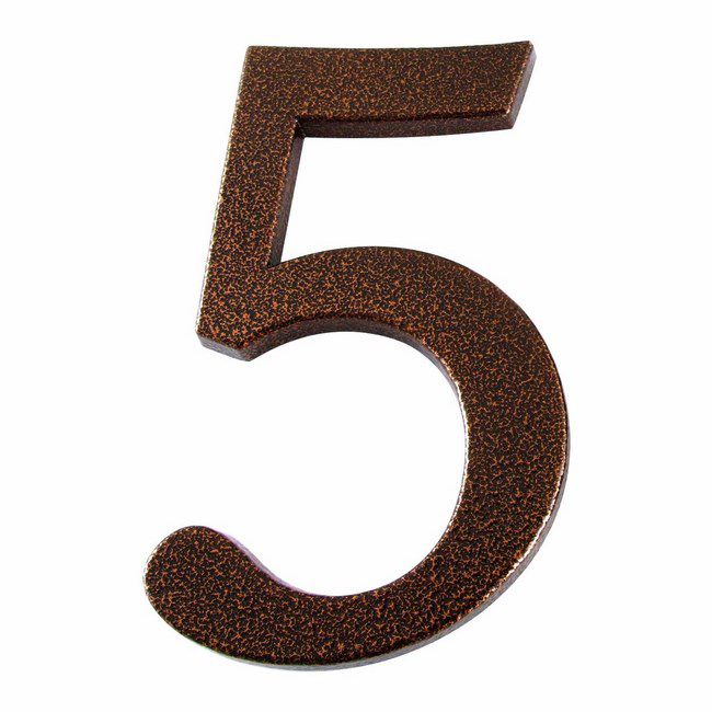 Cyfra 5 Stahl 190 mm aluminium złoty brąz