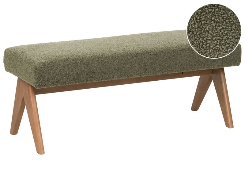 Ławka Tamre Boucle Zielony 1 szt.