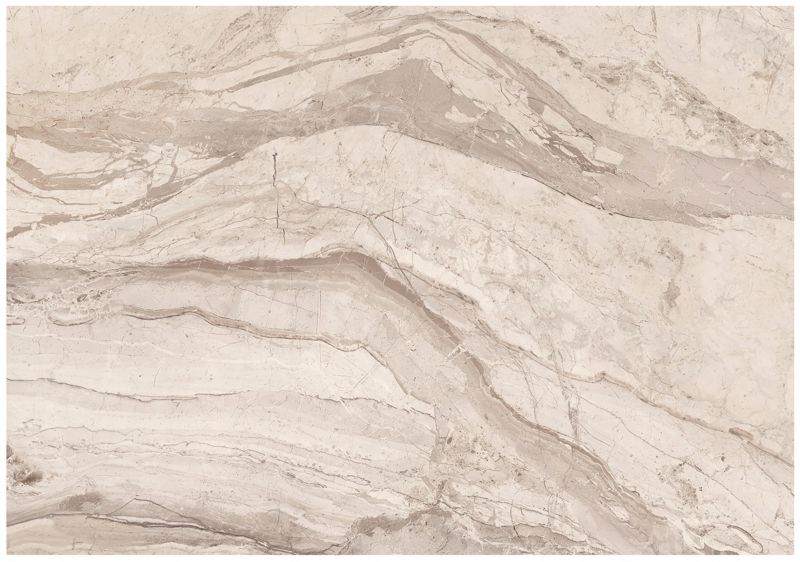 Fototapeta WALLARENA Do Sypialni Salonu Winylowa Marmur Kamień Abstrakcja Beżowy 416x254 cm 16375WVZXXXL 1 szt.