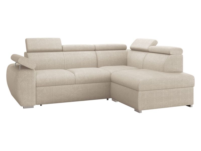 Narożnik z funkcją spania MIRJAN 24 Boston prawy LXP+R+2R jasny beż 1 szt.