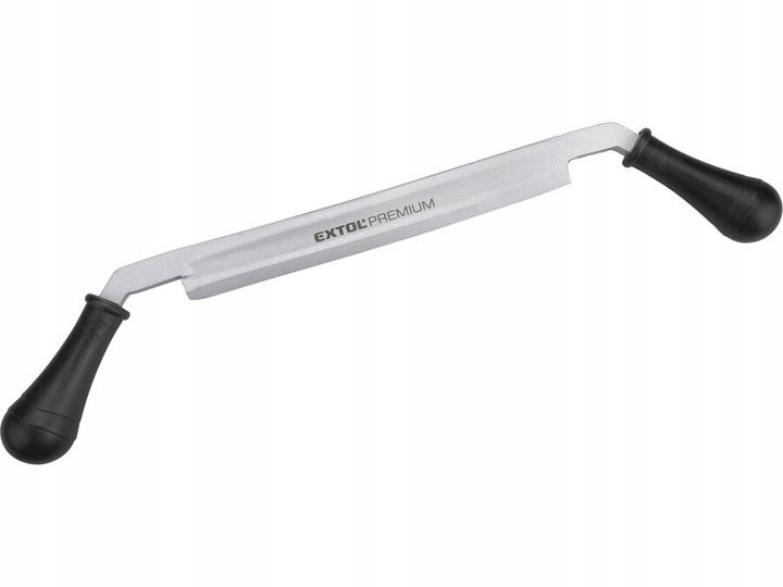 Ośnik ręczny Extol Premium strug do drewna prosty do korowania 25cm 48cm ostry gruba stal 1 szt