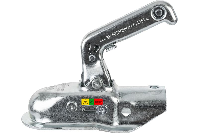 Zaczep kulowy WINTERHOFF WW13-N do przyczepy 1500kg z dyszlem rurowym 45mm 1 szt.