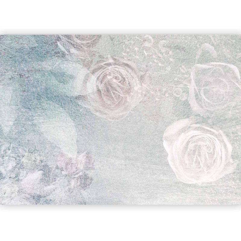 Fototapeta flizelinowa Artgeist 170 g/m2 wodoodporna Liście szara 250x175 (5 części) 10076ac rolka 1 szt