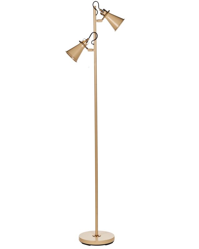 Lampa podłogowa Moyola Metal Beżowy 1 szt.