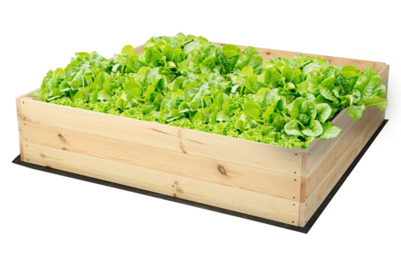 Warzywniak drewniany MODO24 grządka naturalne drewno 27x83x60 cm 1 szt.