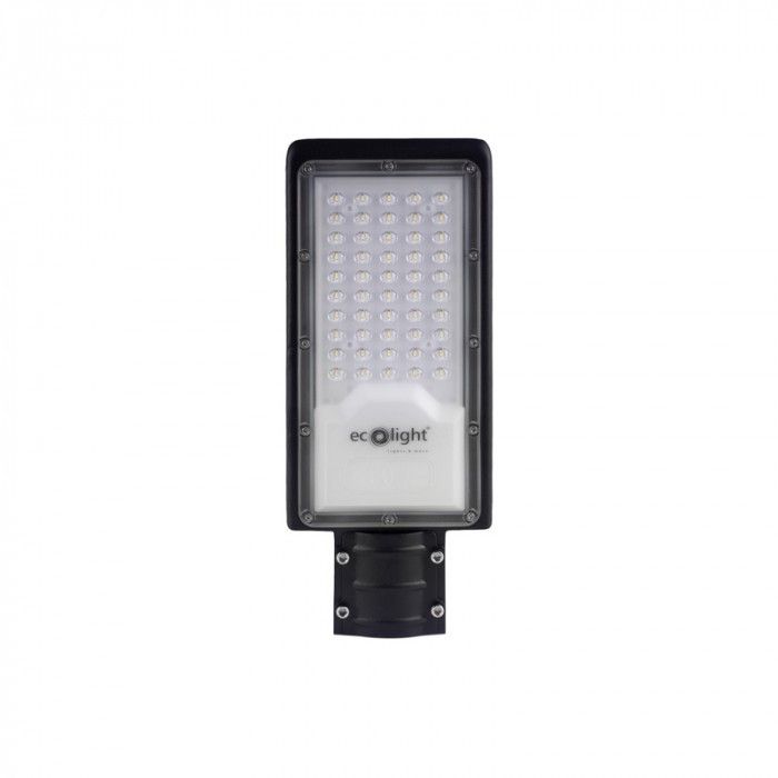 Lampa uliczna Ecolight Place I Ulice czarna LED 50W 5000K 4500lm IP65 wym: 33,5 x 14,5 x 5,7 cm - 1 szt.