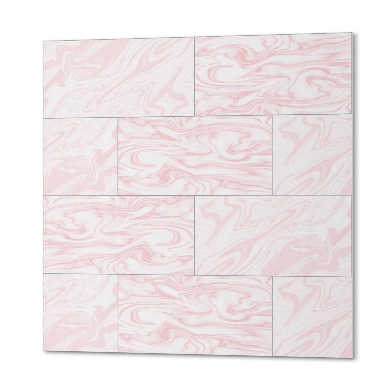 Komplet Kafelków Samoprzylepnych ArtPrintCave 20x20 cm Wzór marmurowy z falami 20 szt.