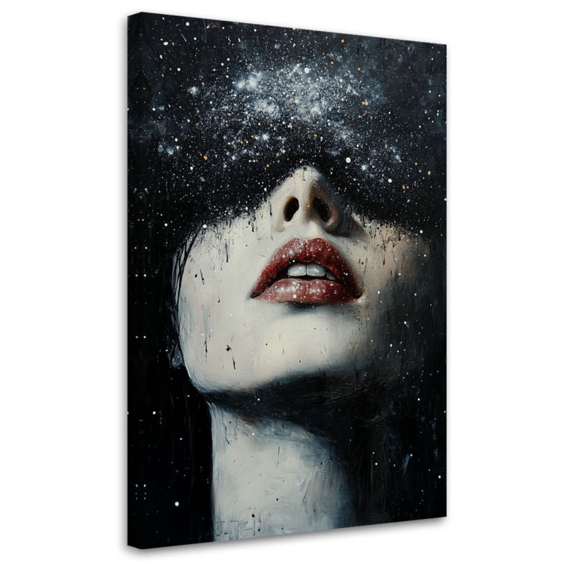 Obraz nowoczesny Feeby Kobieta Portret Gwiazdy Abstrakcja 40x60cm 1szt