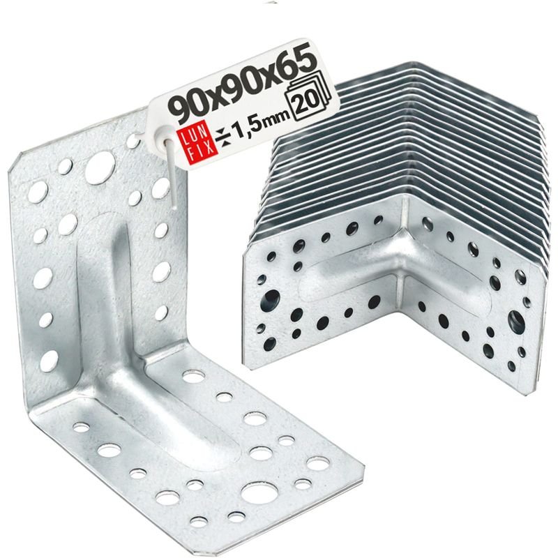 Kątownik ciesielski Lun Fix 90x90x65x1,5 20szt.