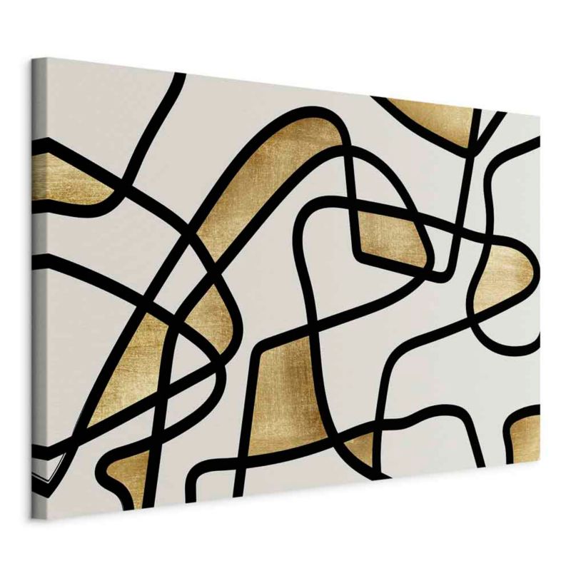 Obraz Artgeist Złota spirala 60 x 40 cm flizelina 1 szt