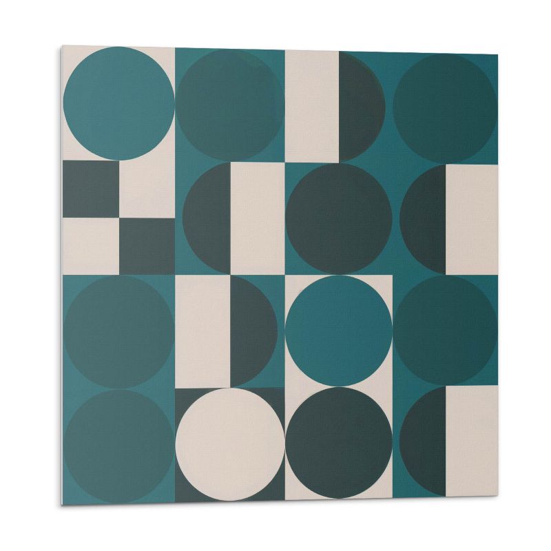 Kafelki samoprzylepne Wallfluent 50x50 cm Geometryczne wzory z różnorodnymi kształtami 4 szt.