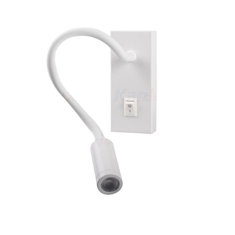 Kinkiet ścienny Kanlux Tonil biały LED 3.3W 3000K 145lm IP20 wym: 12,1 x 5,1 x 37 cm - 1 szt.