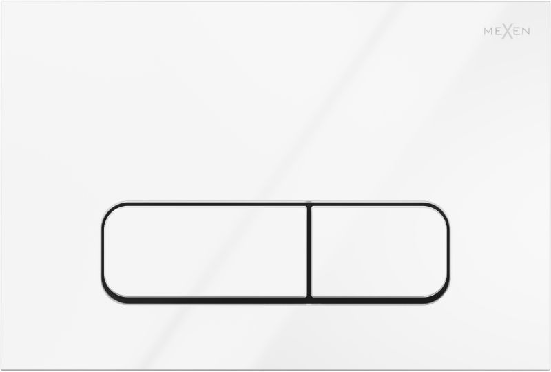 Przycisk spłukujący Mexen Fenix 02 biały błyszczący 1 szt.