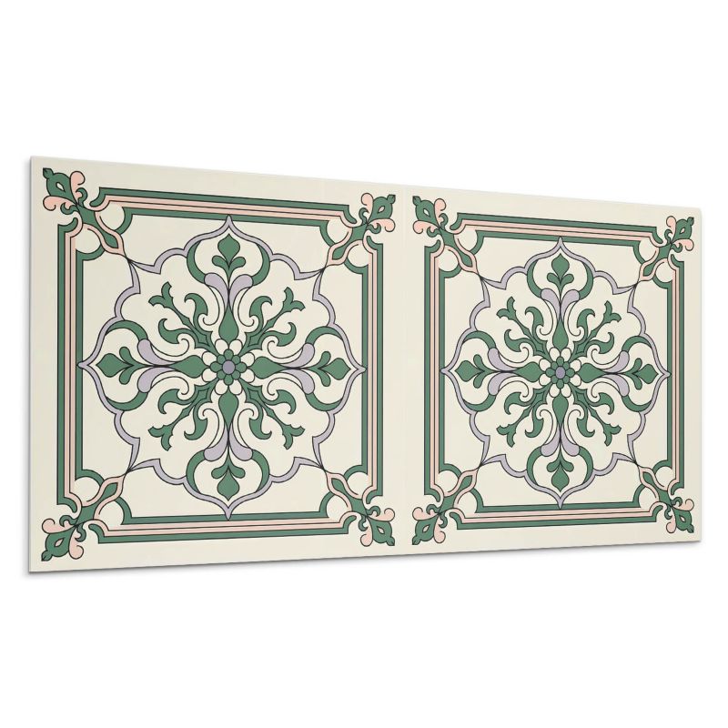 Panel samoprzylepny Wallfluent 120x60 cm Ornamenty w kwiatowym wzorze 1 szt.