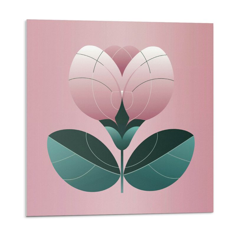 Kafelki samoprzylepne Wallfluent 20x20 cm Wzór kwiatów otoczony liśćmi 20 szt.