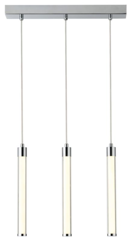 Lampa wisząca LED Reality Walsh 3-punktowa 10W chrom