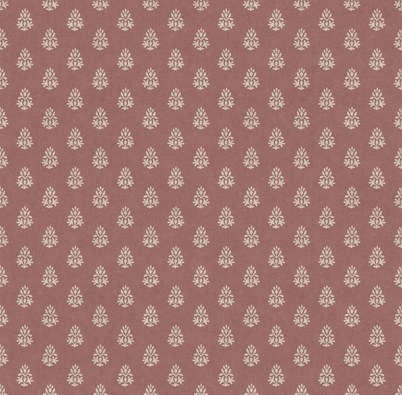 Tapeta Sanders & Sanders małe ozdoby terakota brązowy 53 cm x 10 m - 1 rol.