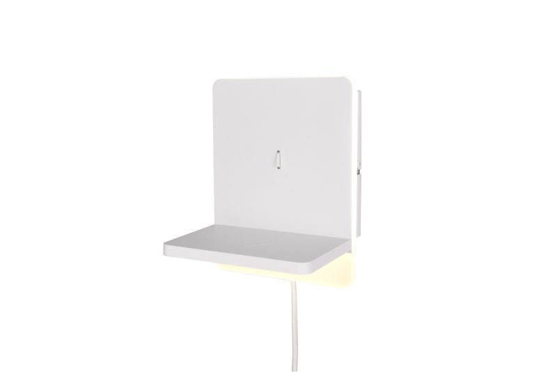 Kinkiet ścienny Trio Fairfield biały do sypialni LED 9W 3000K 950lm IP20 wym: 20 x 14 cm - 1 szt.