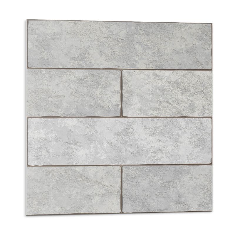 Kafelki samoprzylepne Wallfluent 20x20 cm Trójwymiarowy motyw cegieł 20 szt.