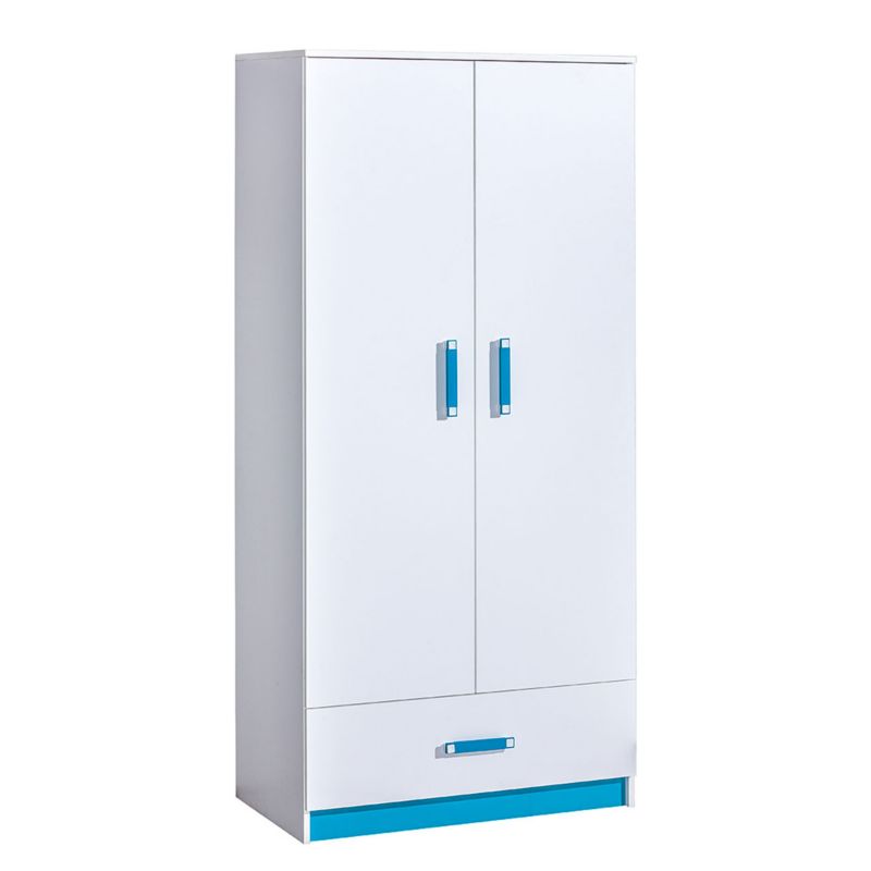 Szafa MIRJAN 24 Trafiko 1 biały/turkus 1 szt.