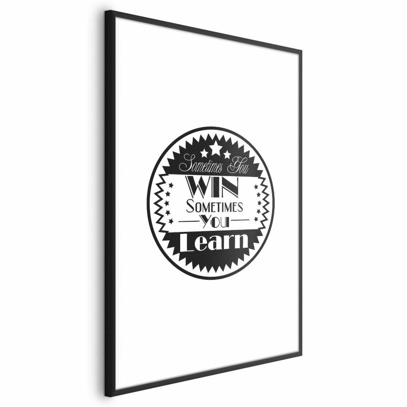 Plakat Artgeist Sometimes 40x60 cm z ramą czarną 1 szt