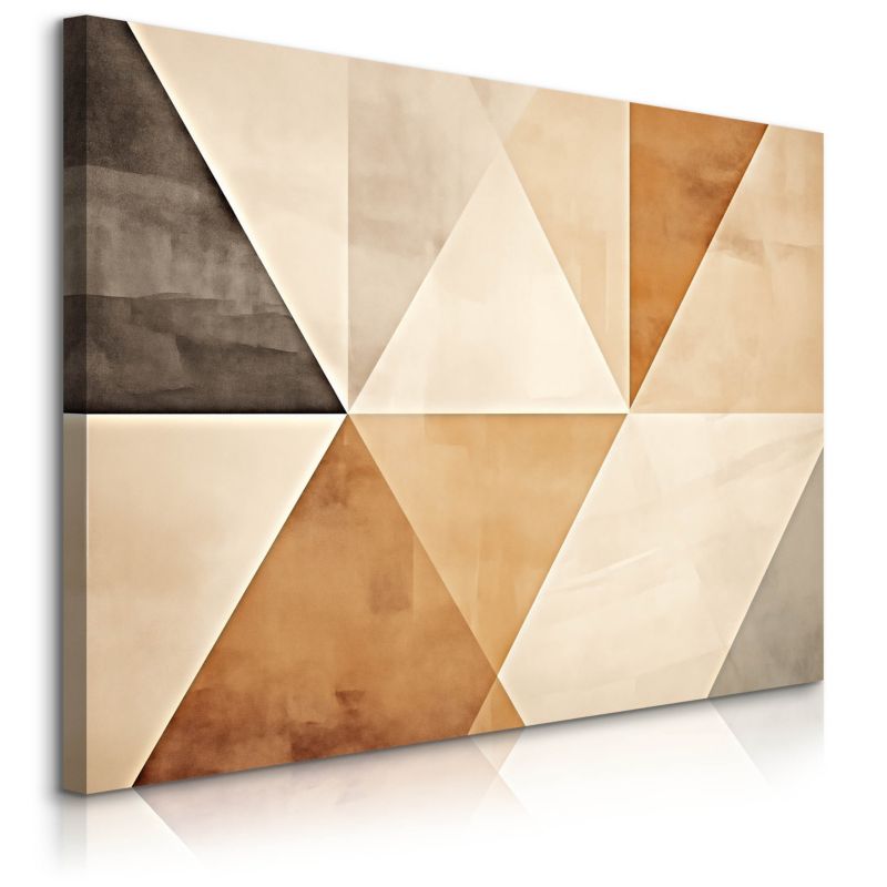 Obraz Muralo Do Sypialni Styl Boho Wzór Geometryczny Abstrakcja 90x60 cm 1 szt.