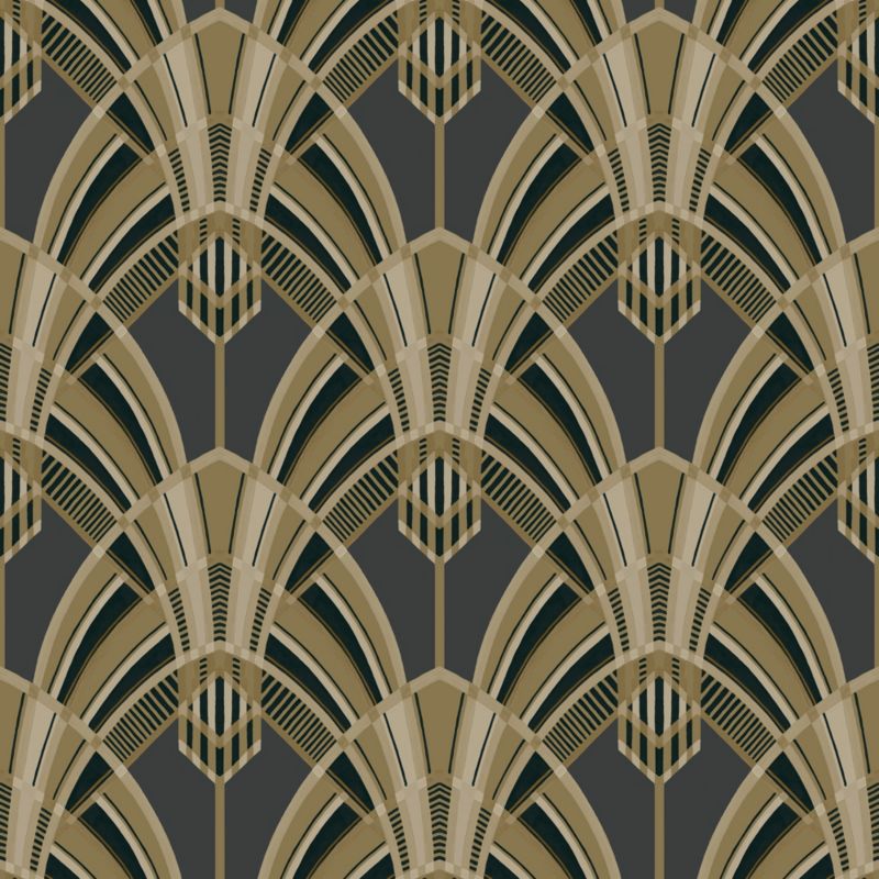 Tapeta winylowa na flizelinie Calced czarna