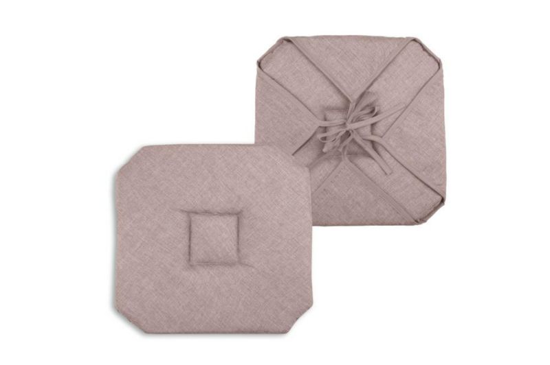 Poduszka na krzesło BEA STOF dekoracyjna 40x40 cm pudrowa 1 szt.