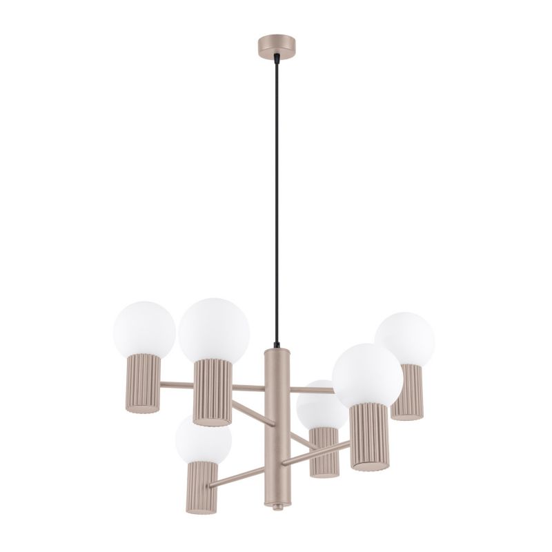 Lampa wisząca Sollux HALO taupe 6xG9x8W wym:230x64x64cm IP20 -1 szt.