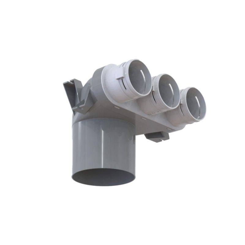 Skrzynka rozprężna Vents 3 x 75/125 mm