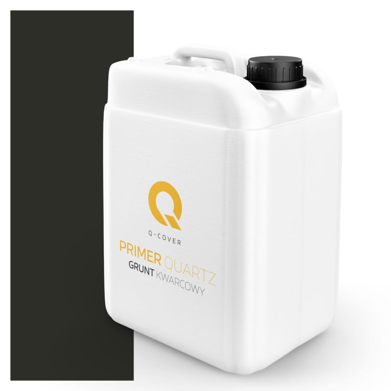 Grunt Kwarcowy pod Tynk Dekoracyjny Q-Cover Ciemnoszary D921 7.5KG