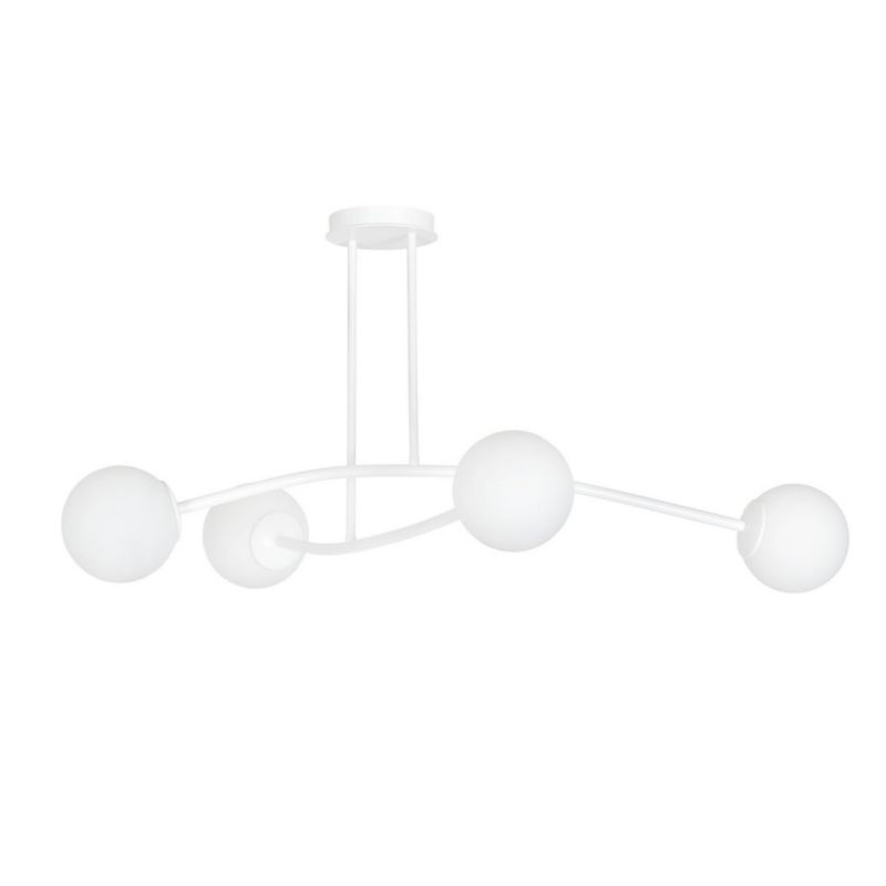 Żyrandol Emibig Halldor biały wym: 60 x 108 cm 4xE14 x 40W 1 szt.