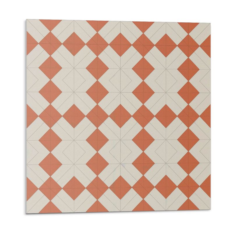 Kafelki samoprzylepne Wallfluent 20x20 cm Siatkowy motyw rombowy 20 szt.