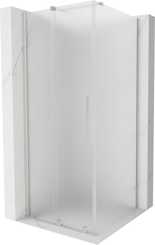 Kabina prysznicowa Mexen Velar rozsuwana 90 x 90 cm szron nikiel szczotkowany 1 szt.