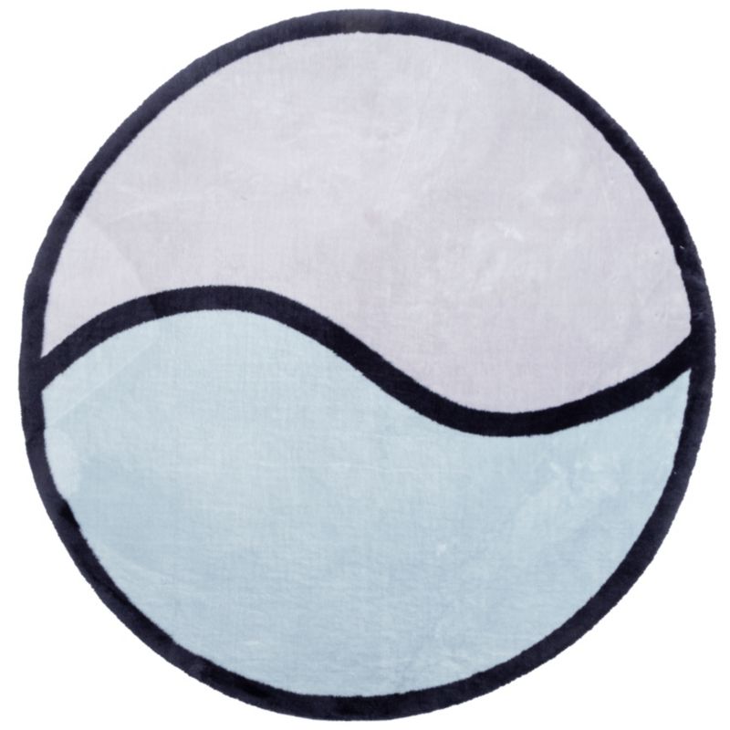 Dywan Multidecor Maximo 160 cm koło geometria niebiesko-szary 1 szt.