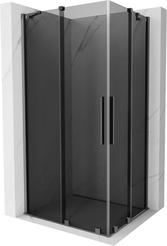 Kabina prysznicowa prostokątna Mexen Velar grafit gun metal 1 szt.