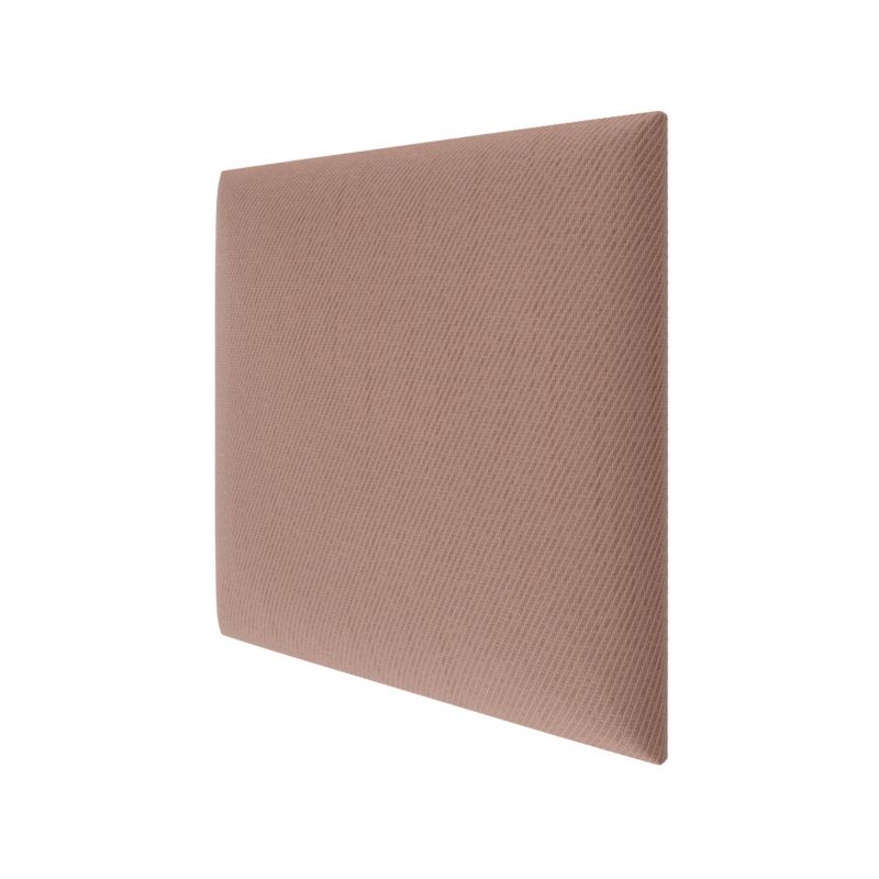 Panel tapicerowany ścienny Stegu wezgłowie 30x30 cm Różowy welur , akustyczny, dekoracyjny 1 szt.